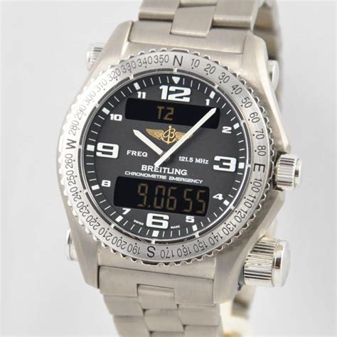 breitling emergency titanium replica|breitling antenna emergency.